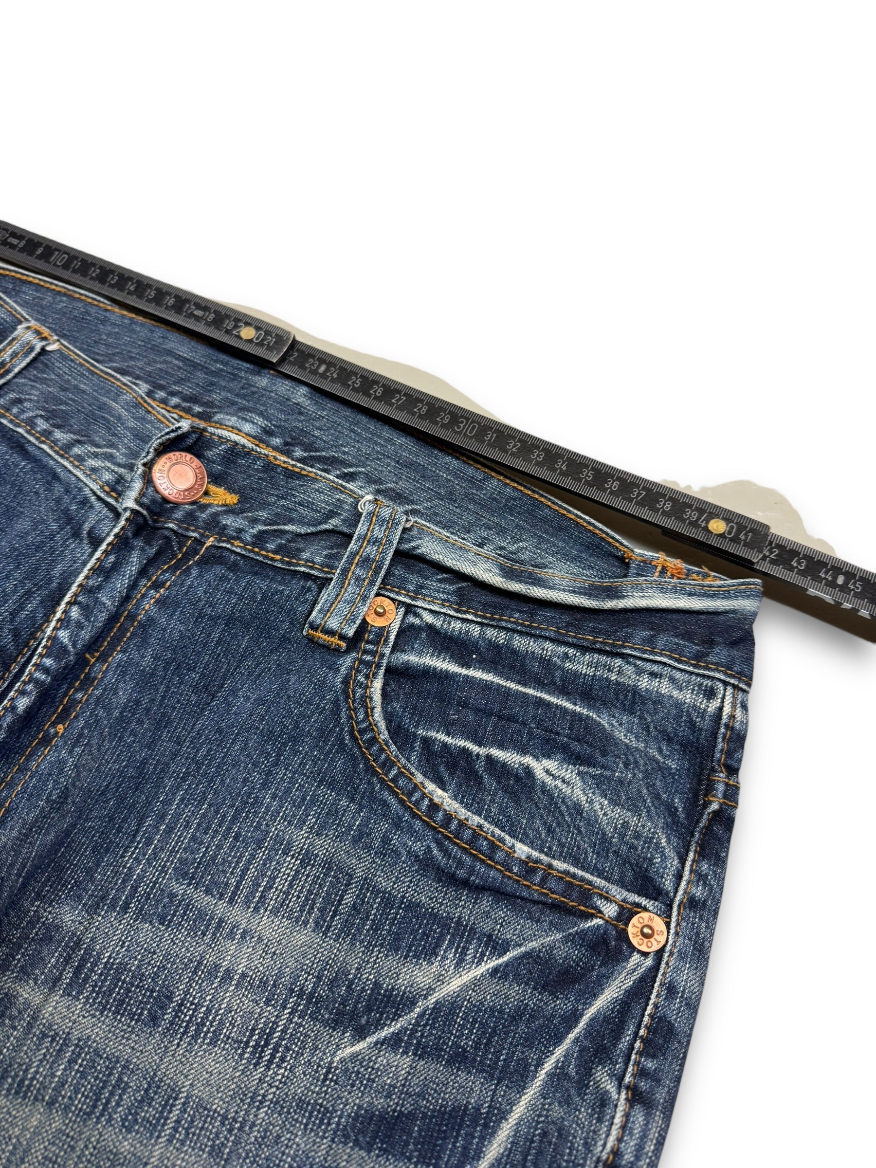 2000's Stockton Japanese Straight/Baggy Jeans *very rare 32x30 (M)