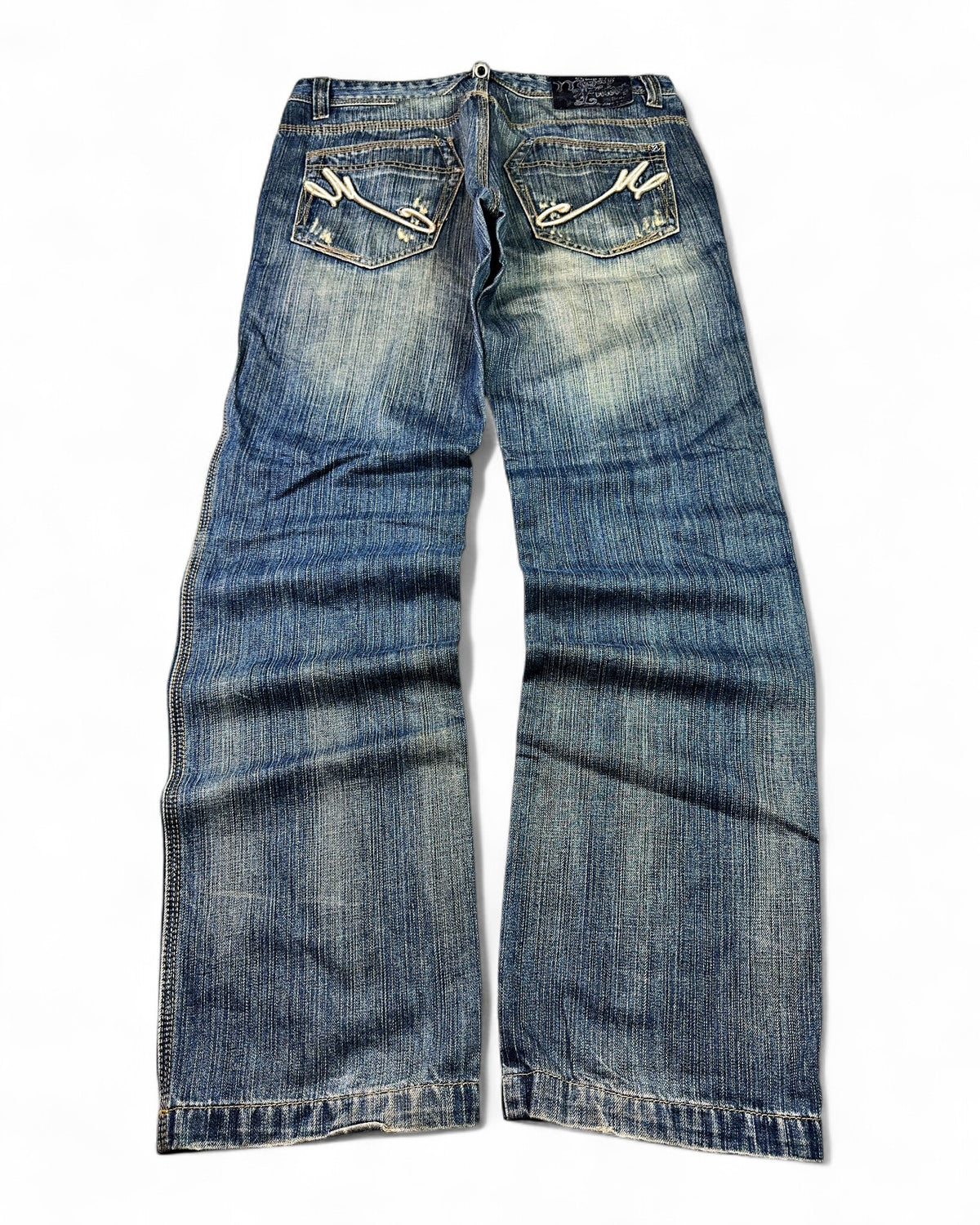 2000's Maja's Elaboration Japanese Straight/Baggy Jeans *rare 36x32 (XL)