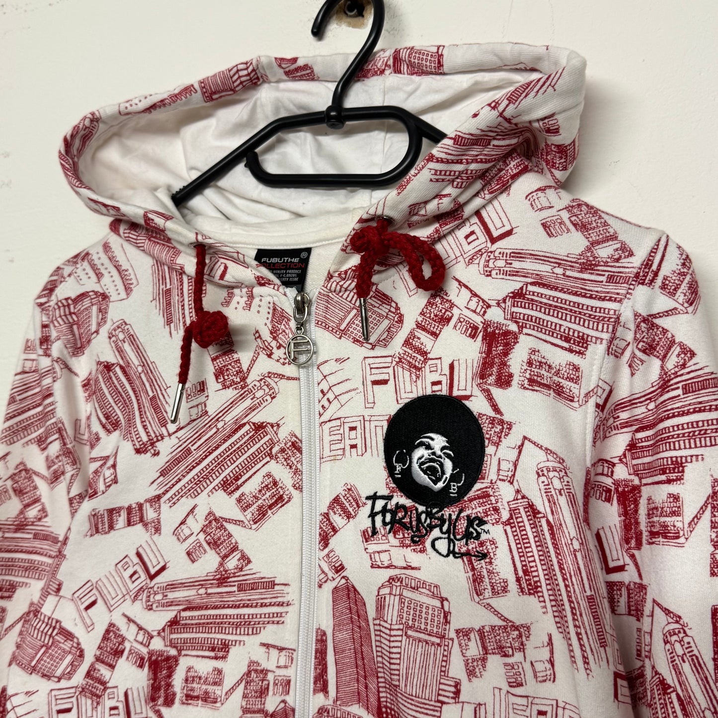 2000‘s Fubu The Collection Hip Hop Zip Hoodie Women‘s *very rare (S)