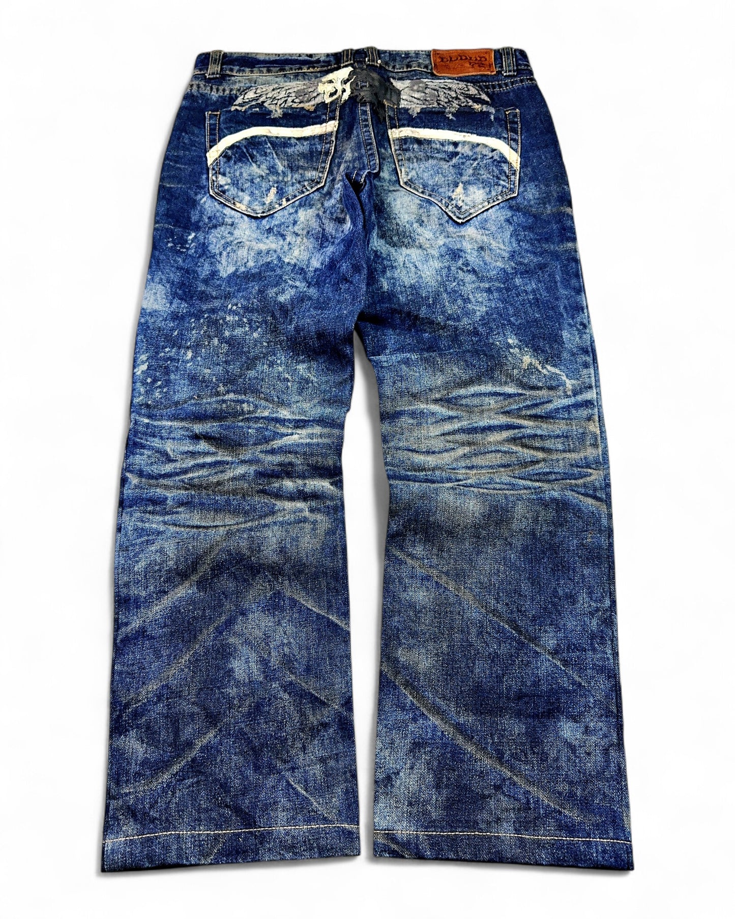 2000's Cloud7 Japanese Archive Straight Jeans *very rare 34x28 (L)