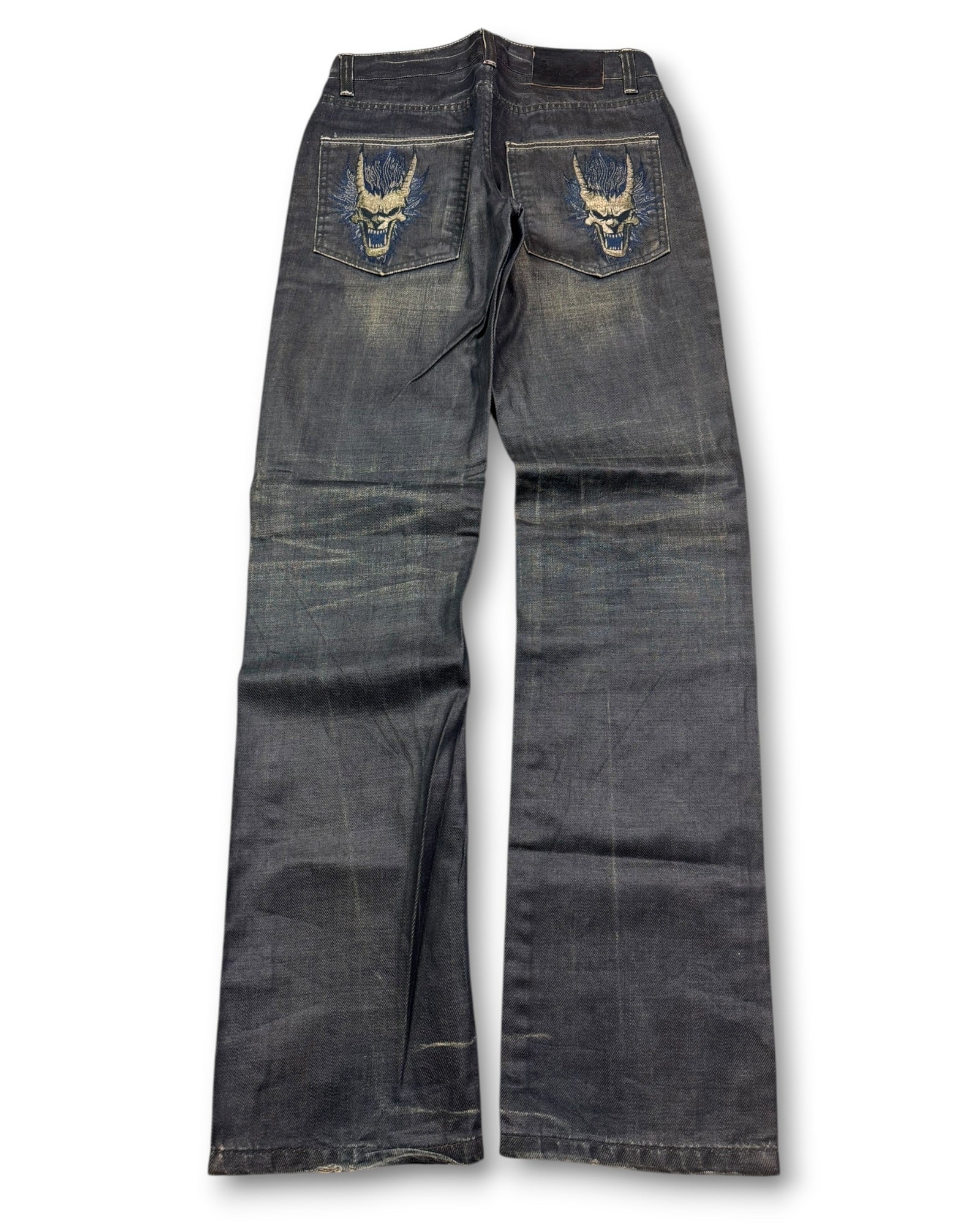 2000's Oniarai Straight Japanese Jeans *very rare 28x32 (S)