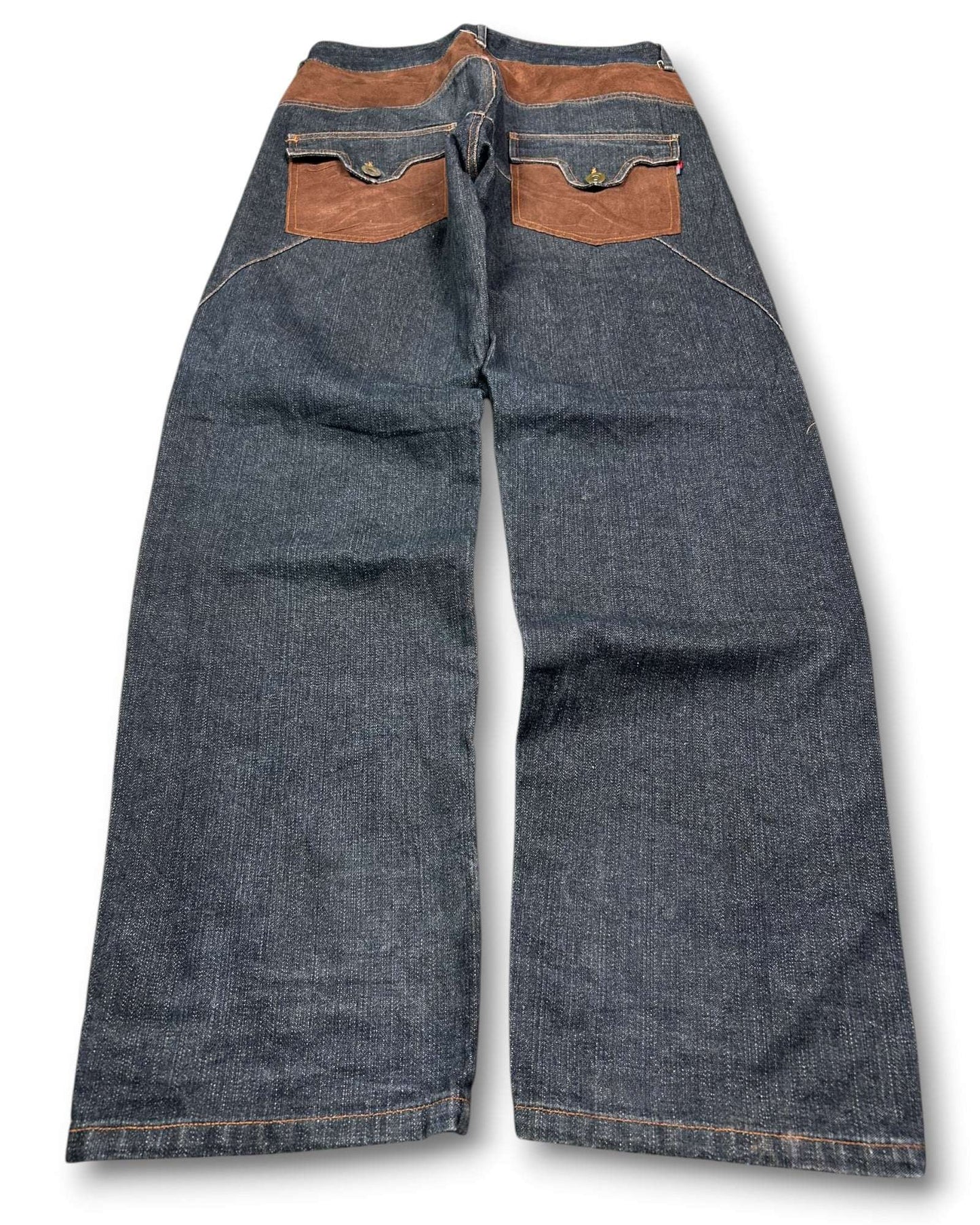 2000's Oniarai Baggy Japanese Jeans *rare 30x32 (M)