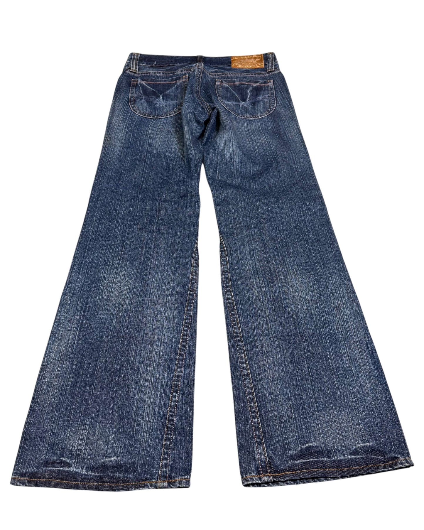 2000‘s Brappers Deadstock Japanese Baggy Bootcut Jeans Women‘s *rare 31x31