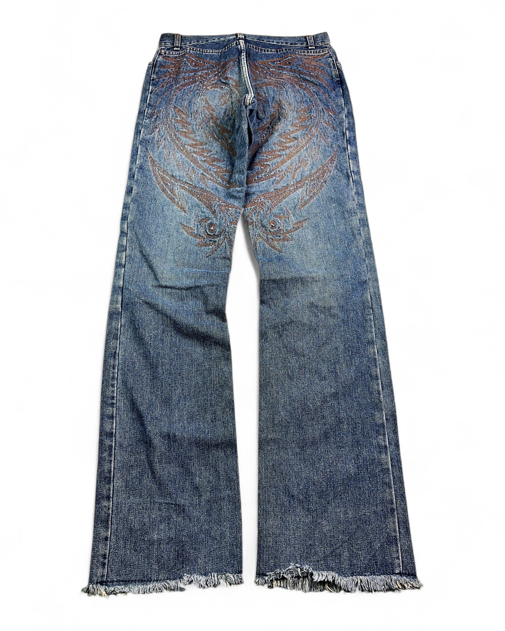 2000's Roberto Cavalli Straight Jeans *very rare 30x34 (M)