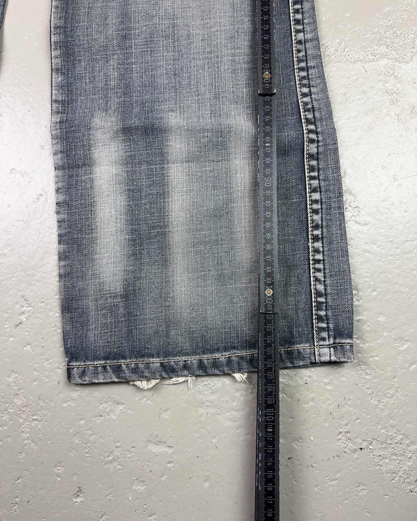 2000's All Blacks Baggy Jeans *very rare 36x32 (XL)