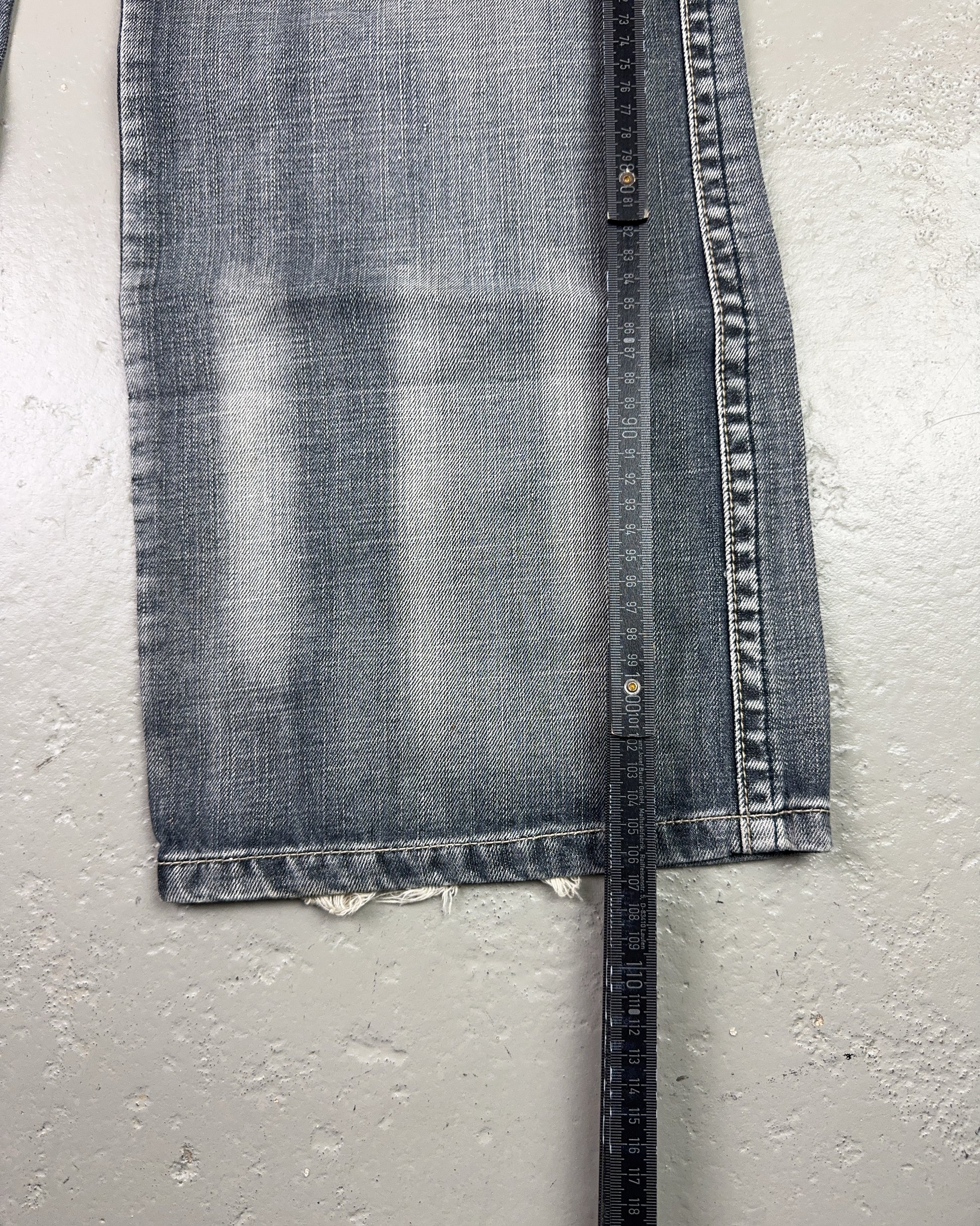 2000's All Blacks Baggy Jeans *very rare 36x32 (XL)