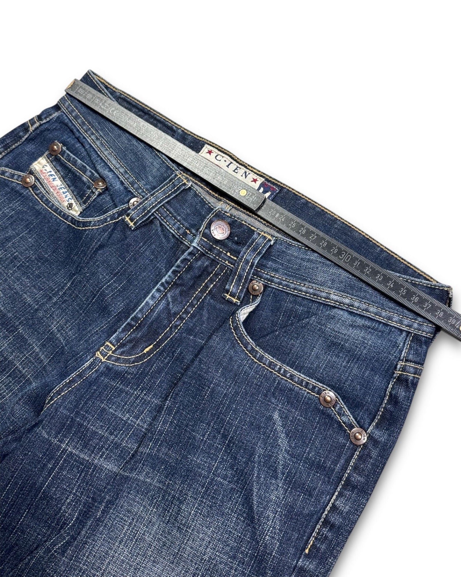 2000's Cien Straight/Baggy Japanese Jeans *rare 30x30 (M)