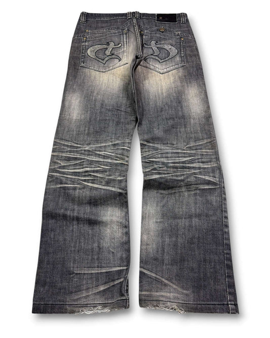 2000's Japanese Archive Straight/Baggy Jeans *very rare 30x30 (M)