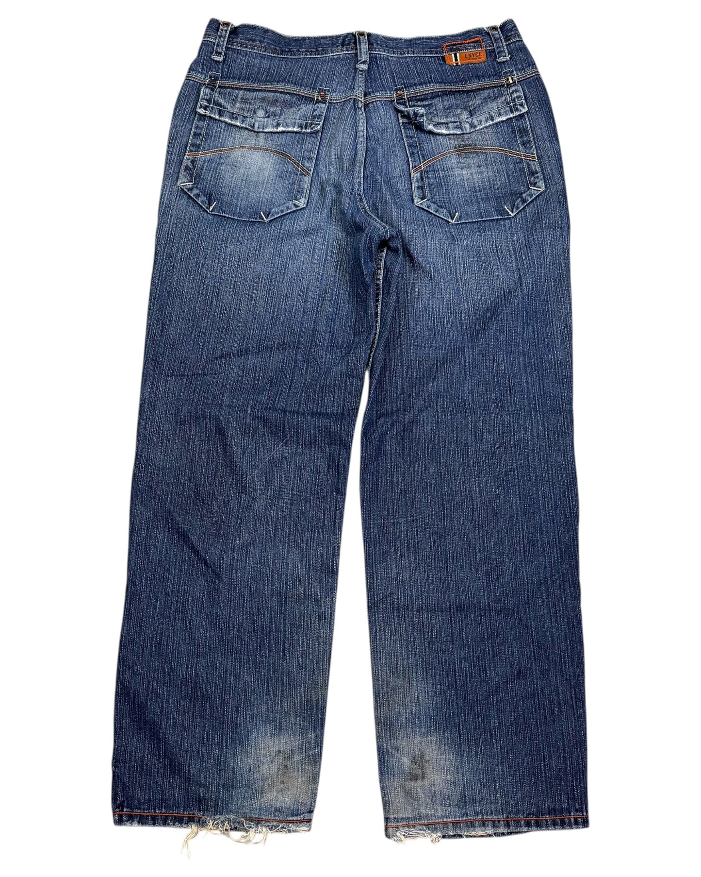2000‘s Enyce Hip Hop Baggy Jeans Heavy Denim *rare 38x34