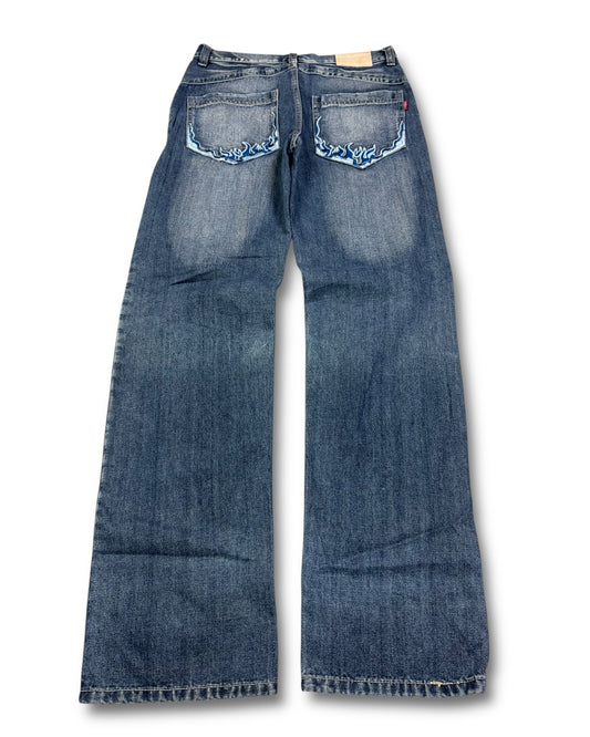 2000's Sheng Yue Han Baggy Jeans * 32x34 (M)