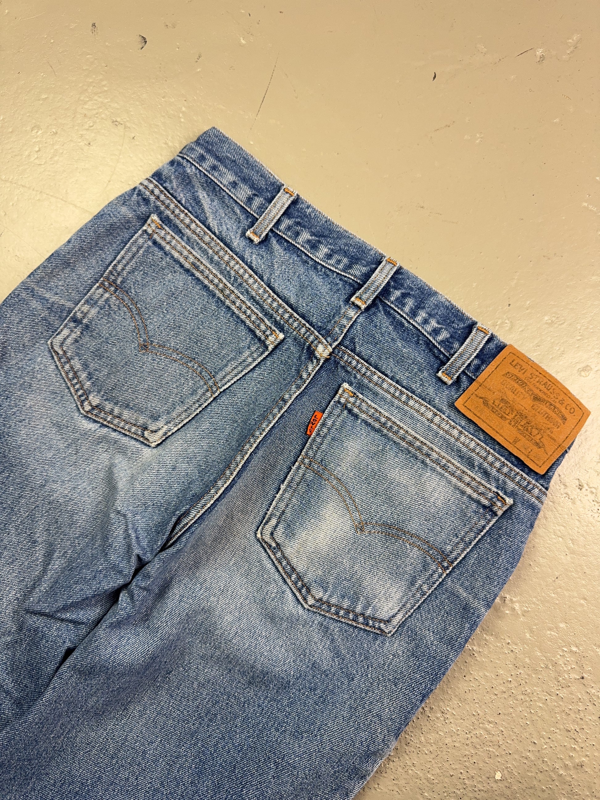 1980's Levi's Orange Tab Straight/Baggy Jeans *very rare 30x30 (M)