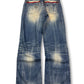 2000's B-jeans Straight/Baggy Japanese Archive Jeans *very rare 30x30 (M)