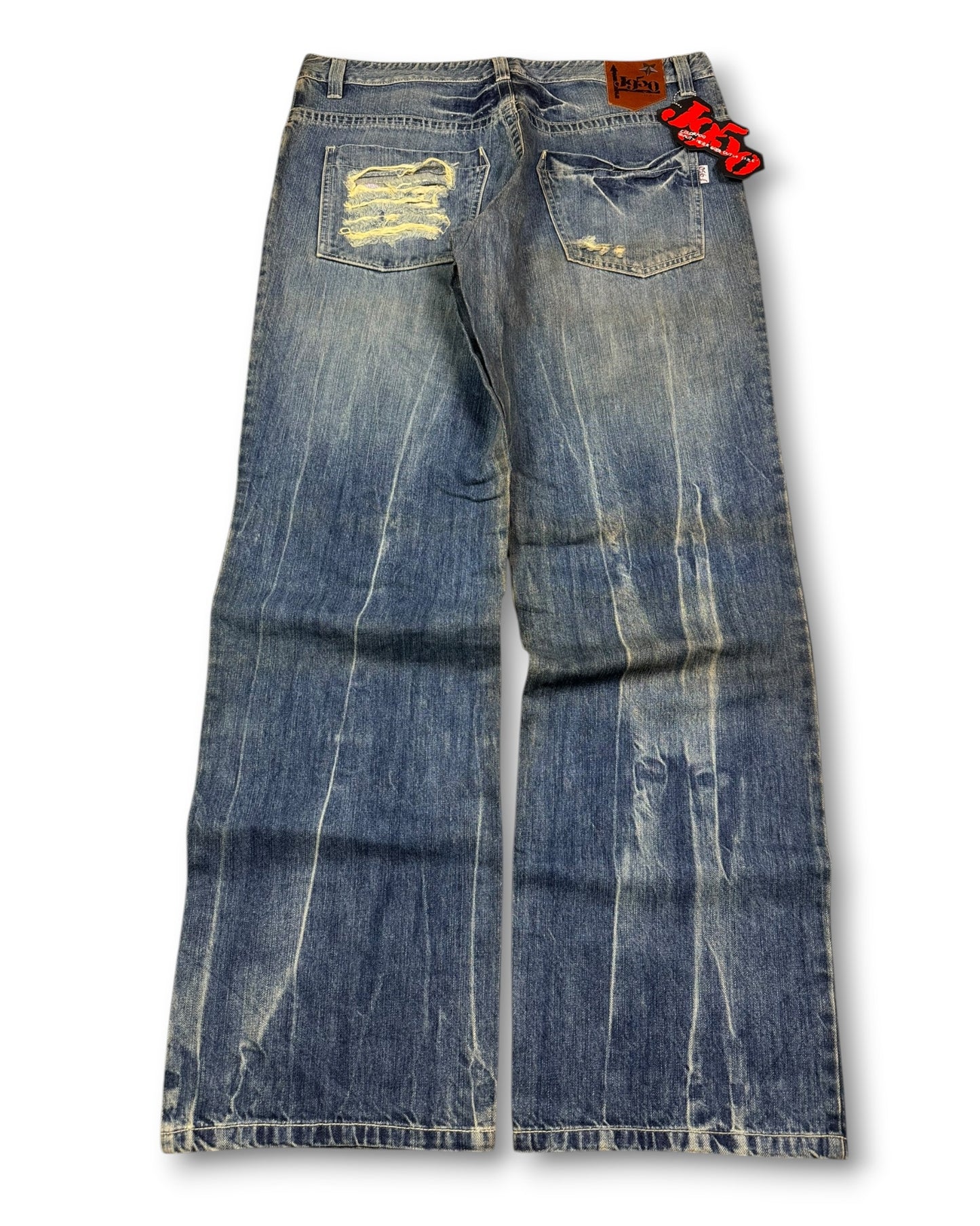 2000's J550 Deadstock Japanese Baggy Jeans *very rare 38x34 (XXL)