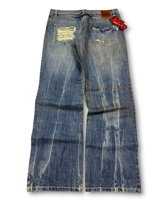 2000's J550 Deadstock Japanese Baggy Jeans *very rare 38x34 (XXL)