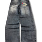 2000's Wave Japanese Baggy Jeans *rare 30x32 (M)