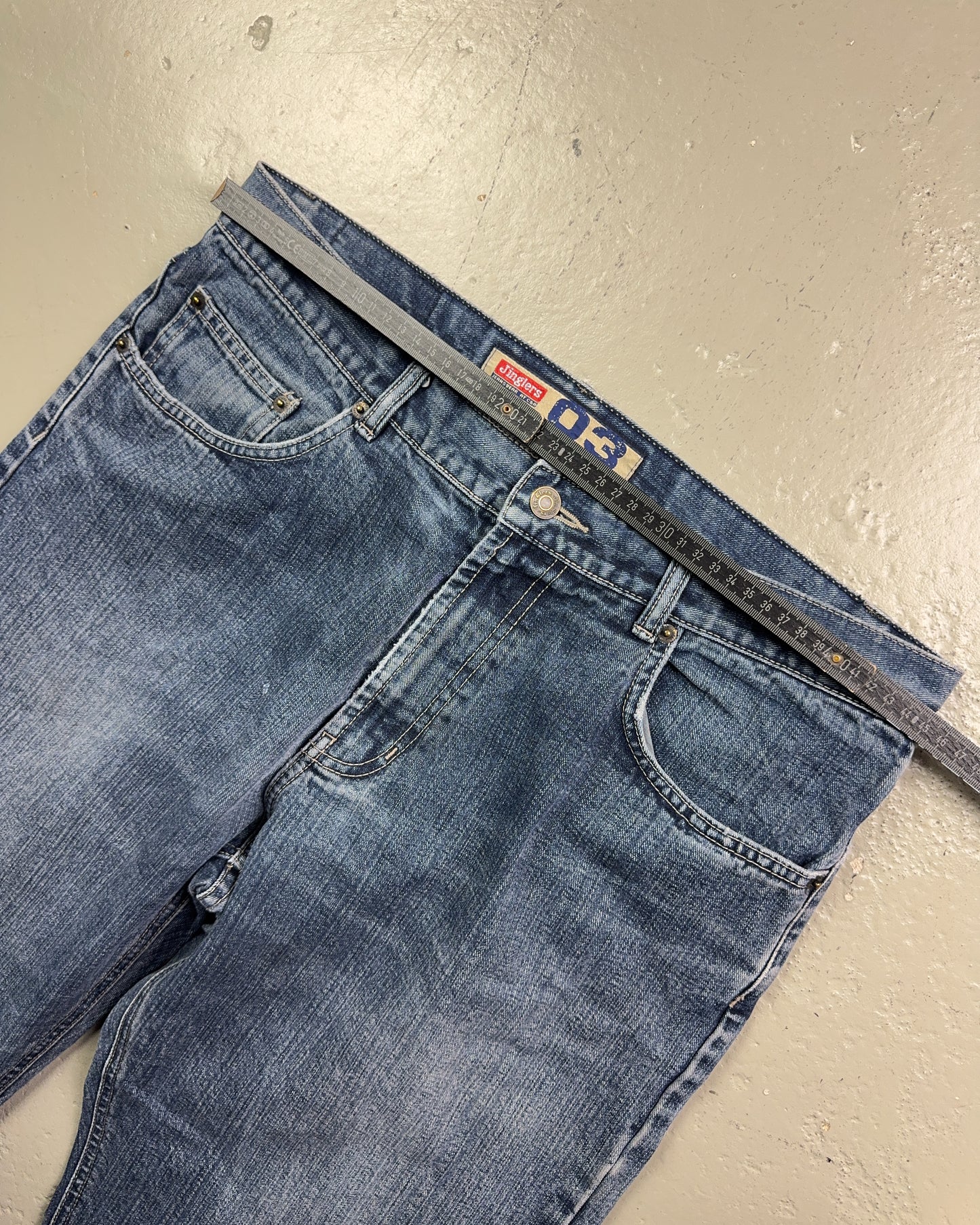 1990's Jinglers Straight/Baggy Jeans * 35x30 (L)