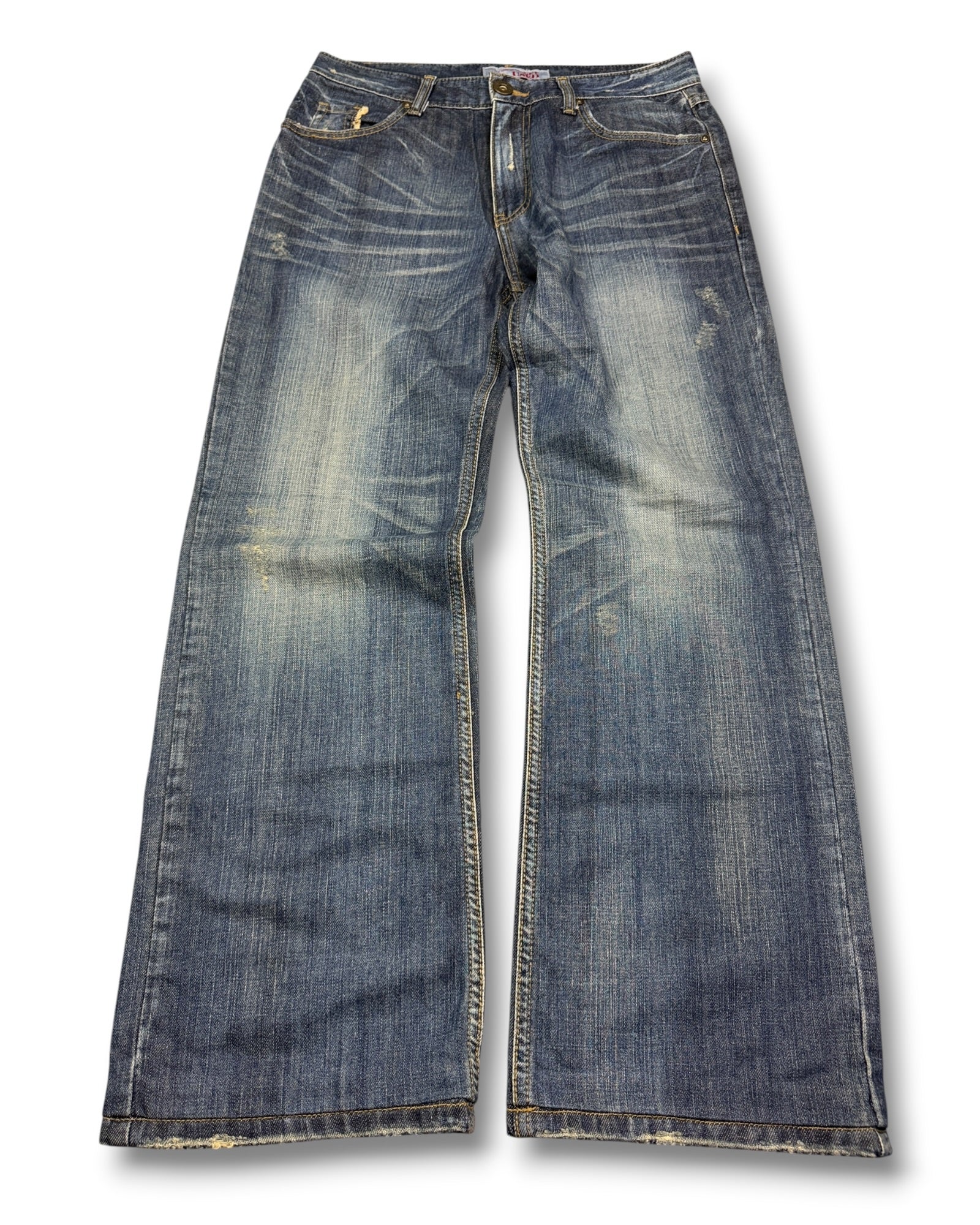 2000's Get Used Baggy Hip Hop Jeans *rare 30x30 (M)
