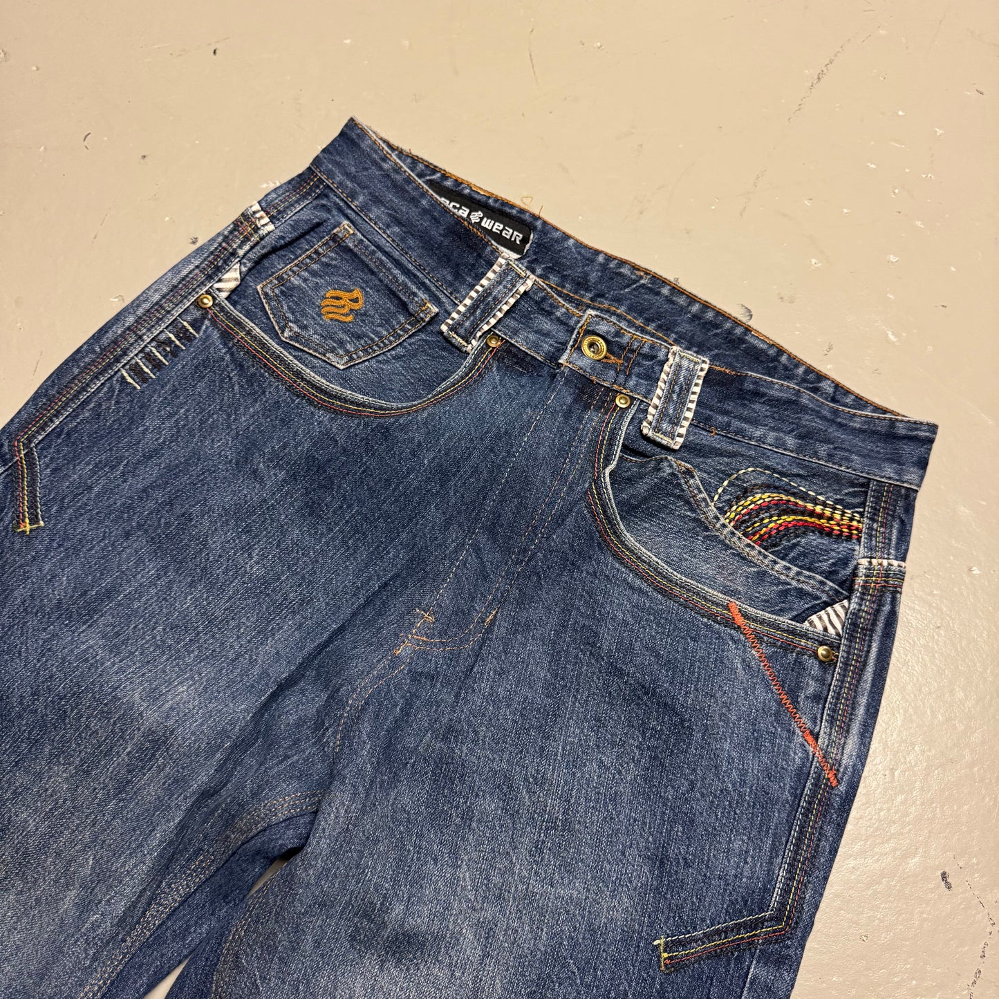 2000‘s Rocawear Hip Hop Baggy Jeans Vintage/Y2K *rare 32x34
