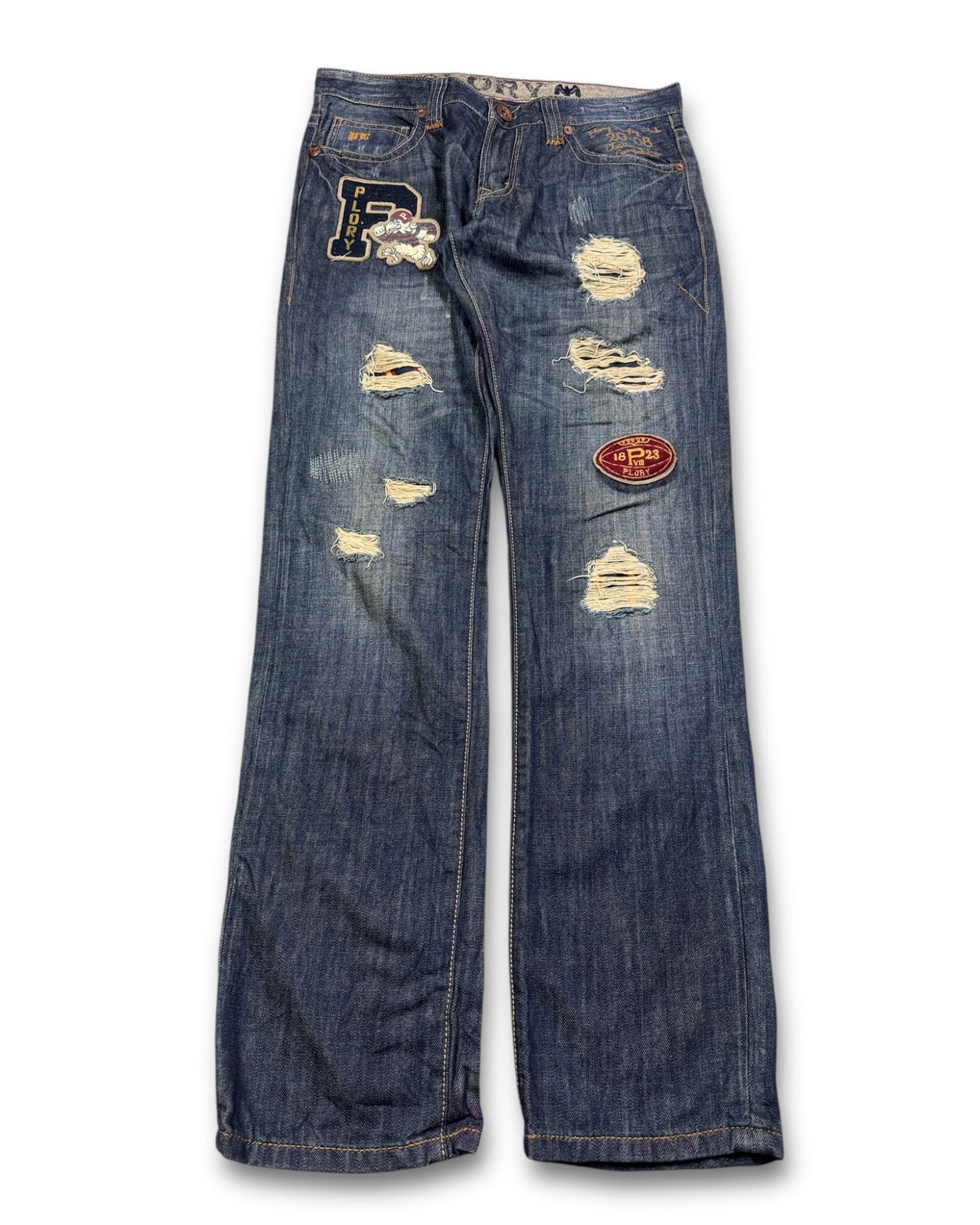 2000's Plory Straight Jeans *rare 32x32 (M)