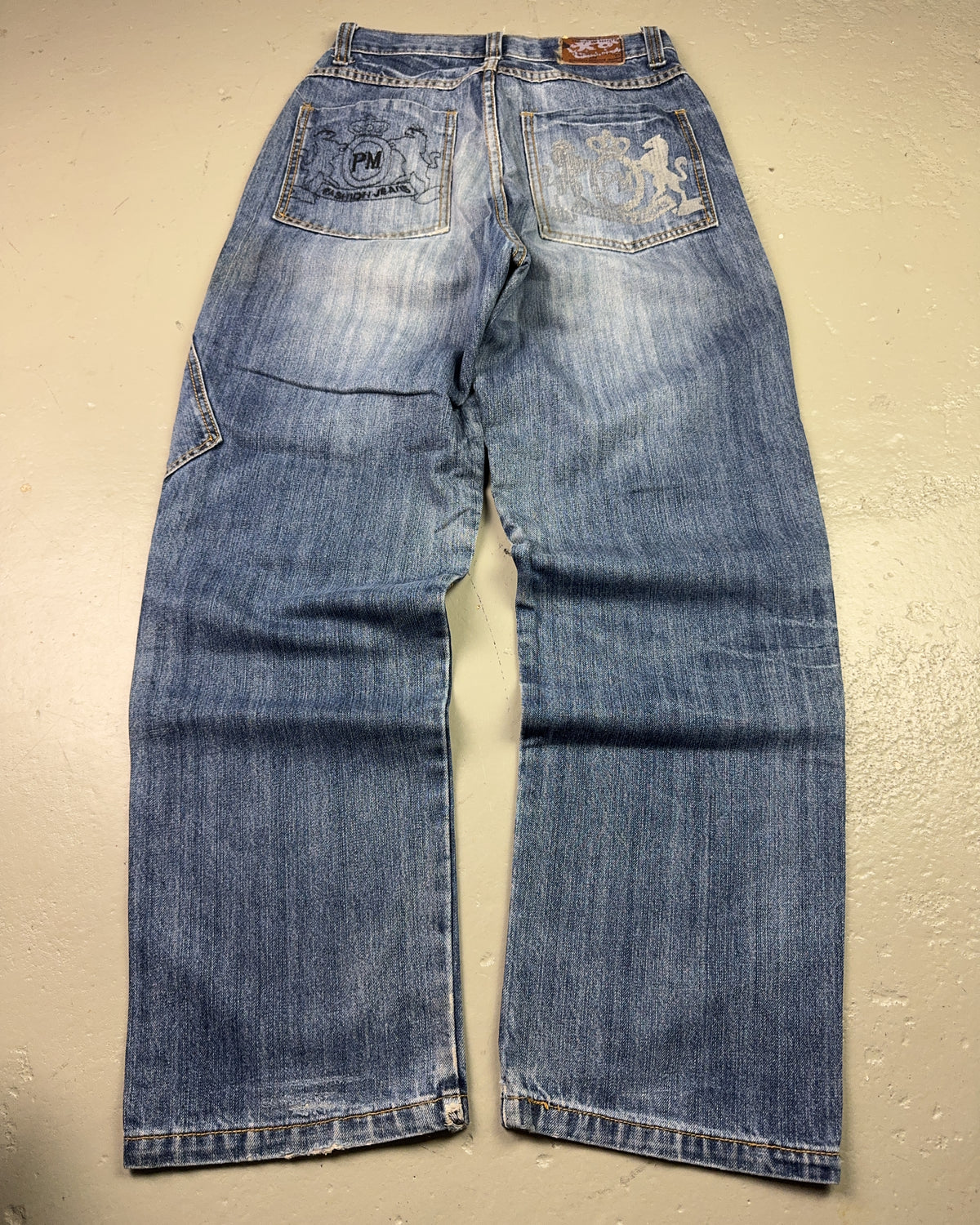 2000's X-jeans Hip Hop Baggy Jeans *rare 28x32 (S)
