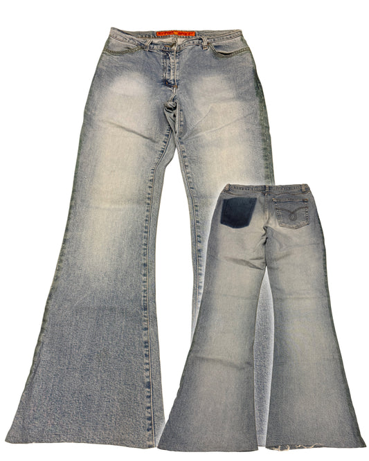 00‘s Fishbone Bootcut Jeans Women’s (M)