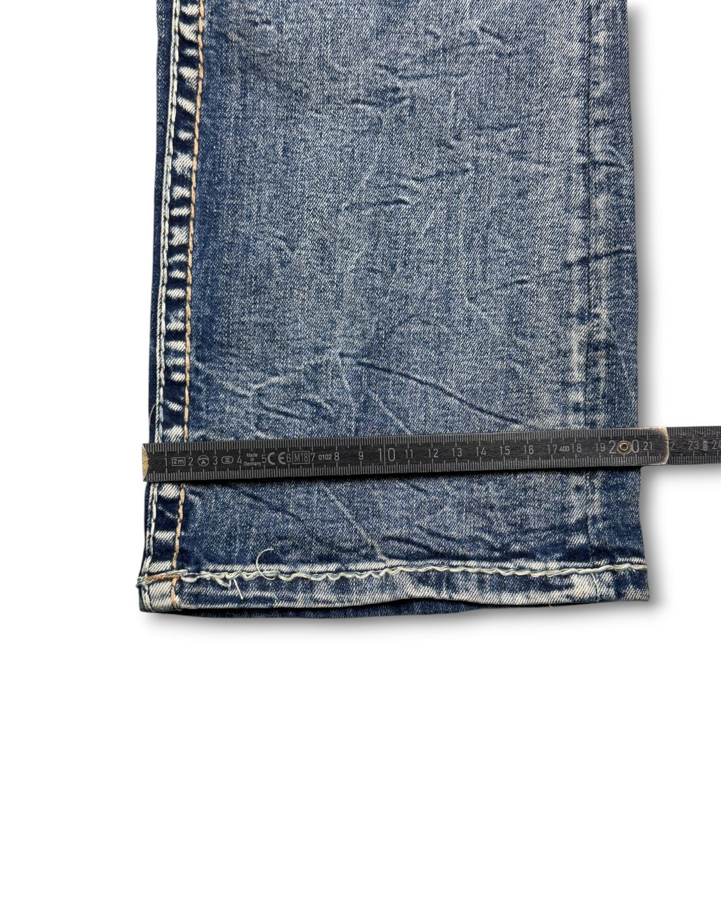 2000's Western Blue Straight Jeans *rare 32x30 (M)