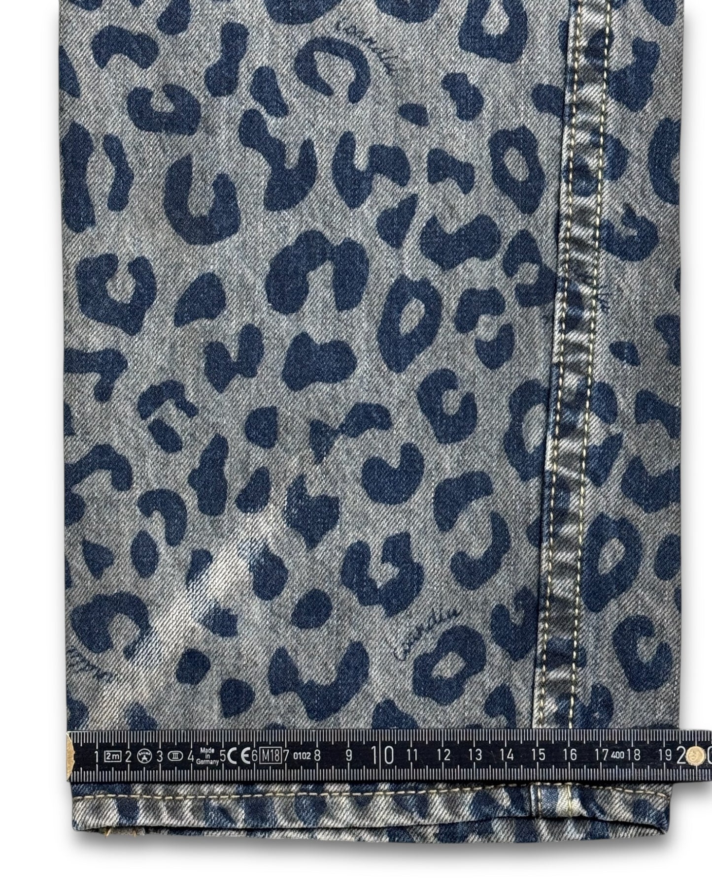 2000's Coandllu Straight Leo Print Jeans *rare 32x30 (M)
