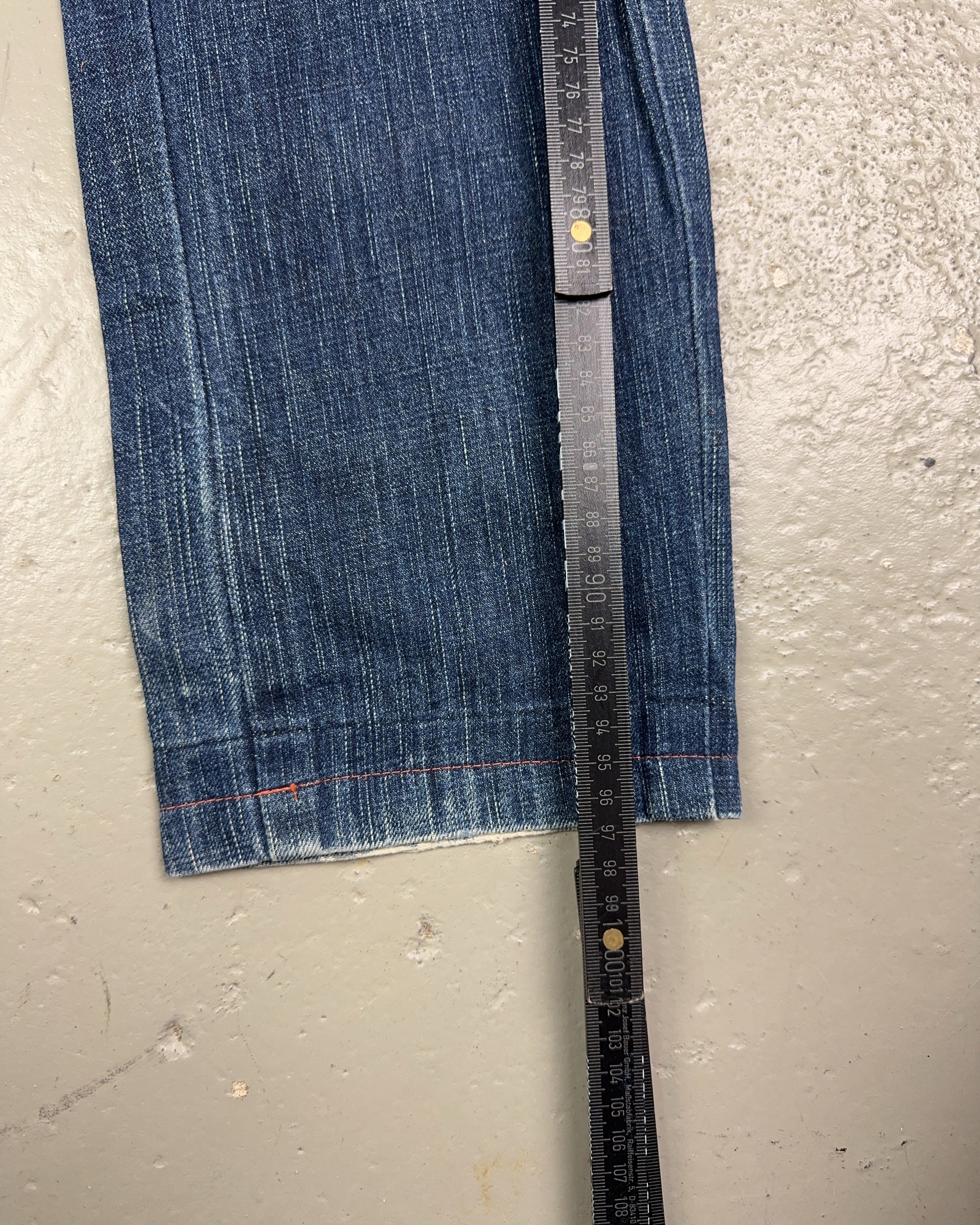 2000's Oniarai Japanese Archive Straight Jeans *very rare 30x30 (M)