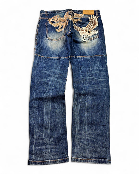 2000's Japanese Archive Slim/Straight Jeans *rare 34x30 (L)