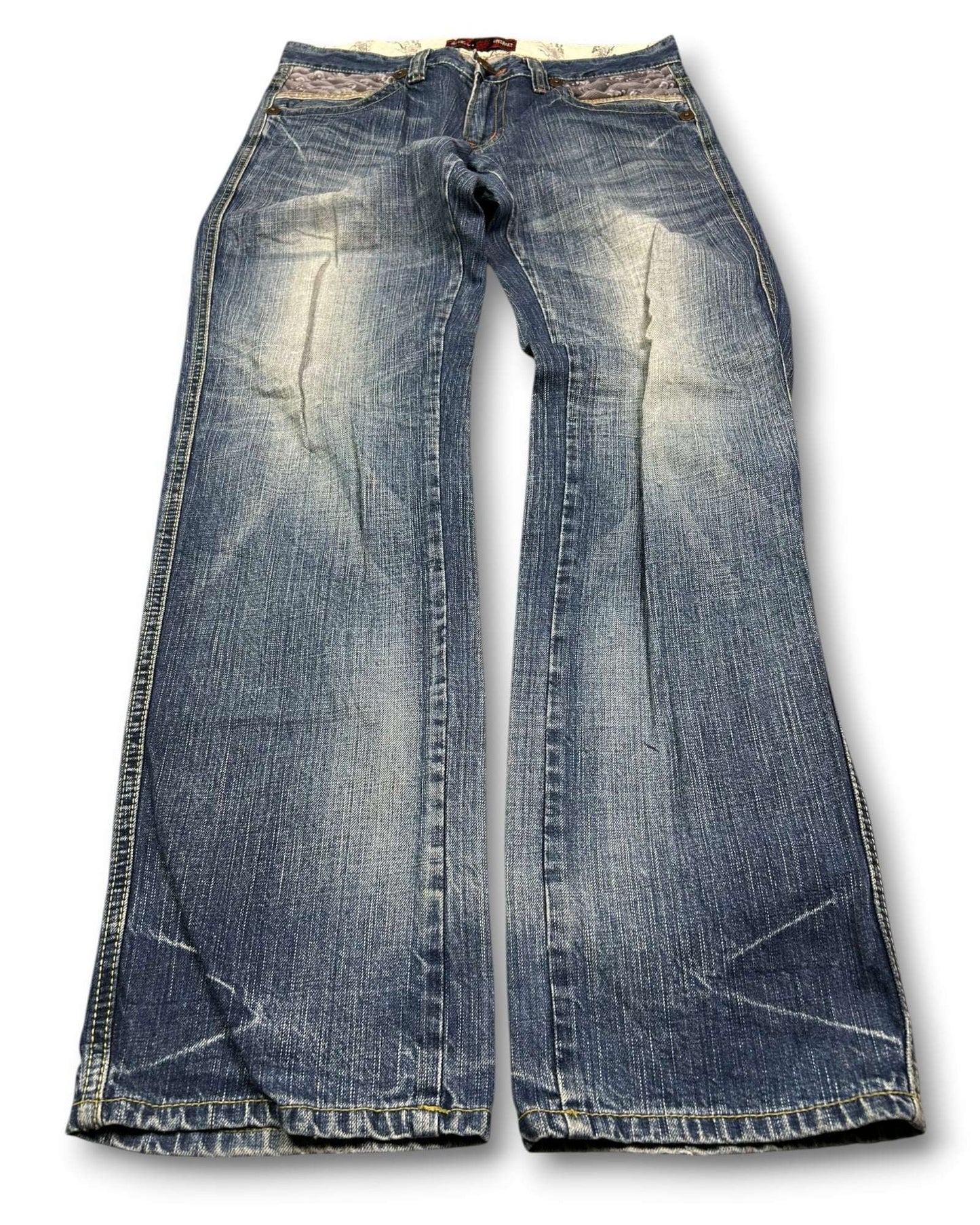 2000's Oniarai Baggy Japanese Jeans *very rare 34x32 (L)