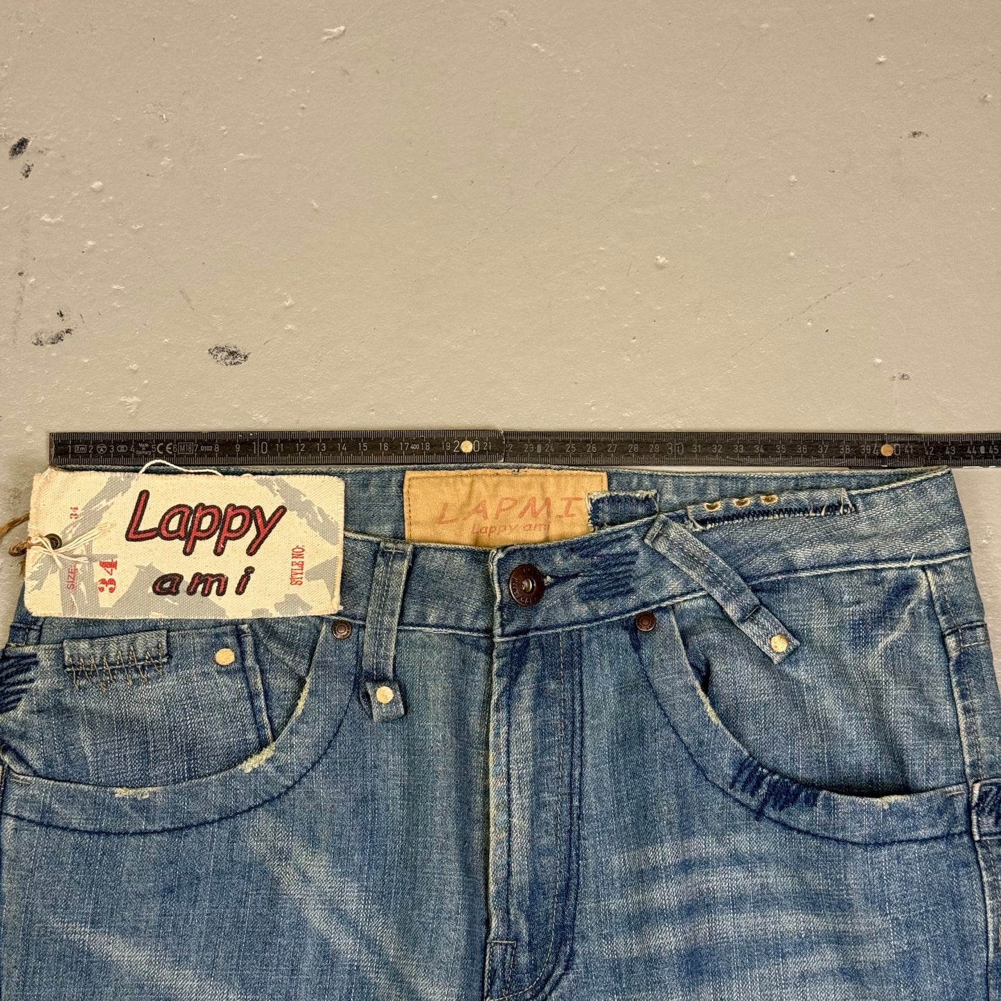 2000‘s Lappy Ami Deadstock Baggy Jeans *rare 34x34