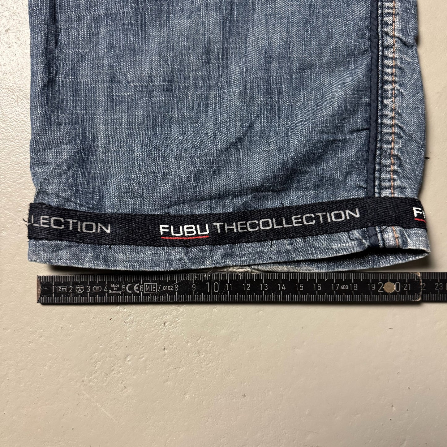 2000‘s Fubu Hip Hop Baggy Jeans made in Korea *rare 30x32