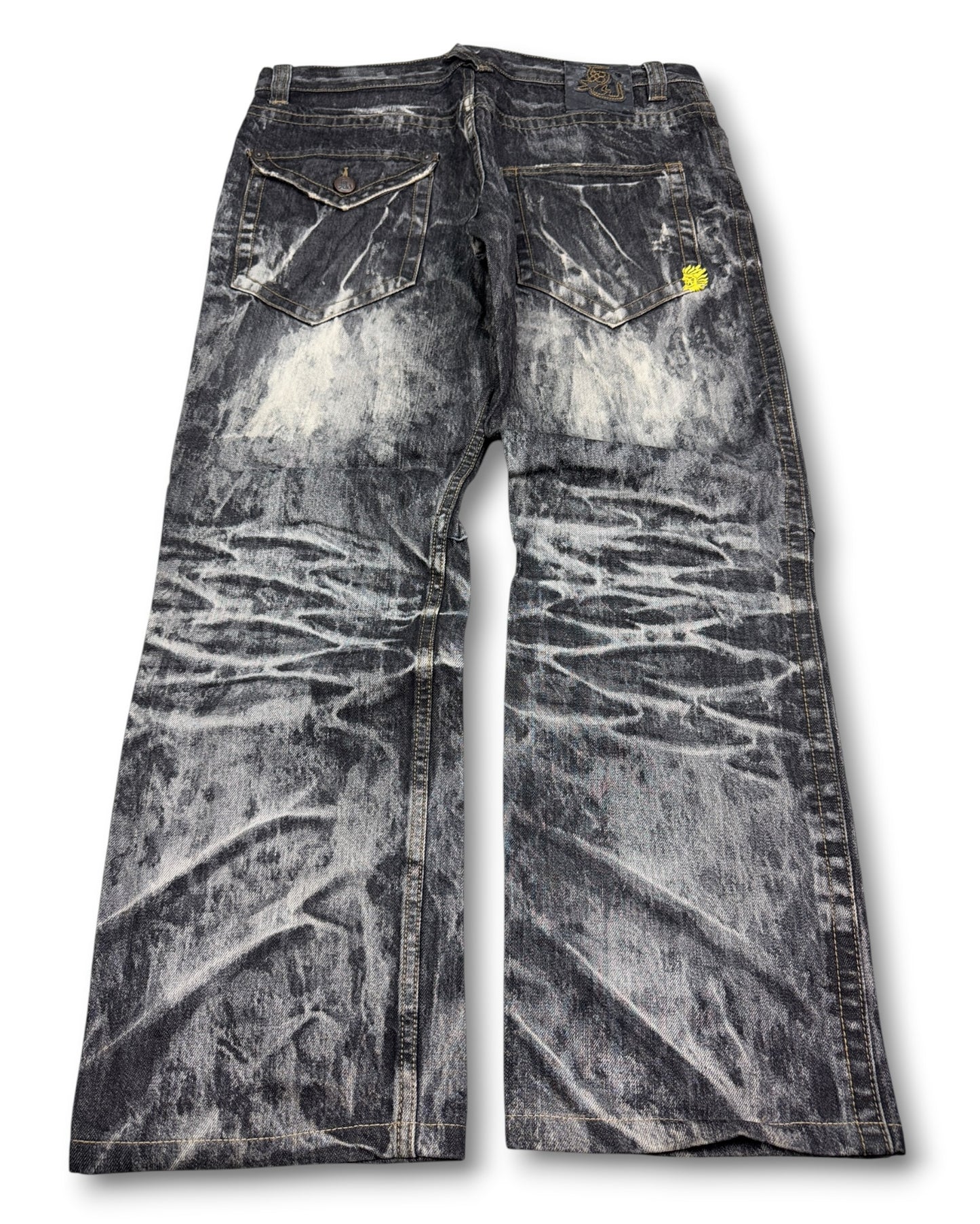 2000's Oniarai Japanese Baggy Jeans *very rare 36x30 (XL)