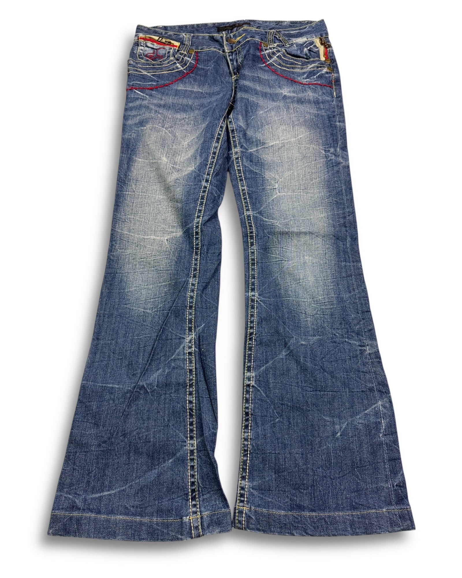 2000's Lolita Low Waist/Bootcut Japanese Jeans Women's *very rare 30x28 (M)