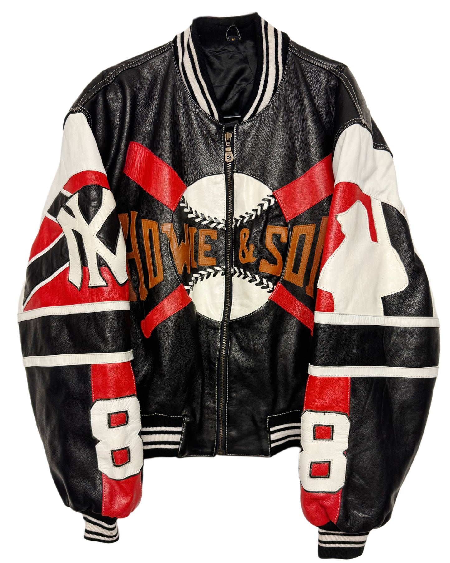 90‘s Howie & Son American Baseball Archive Leatherjacket *extrem selten (M)