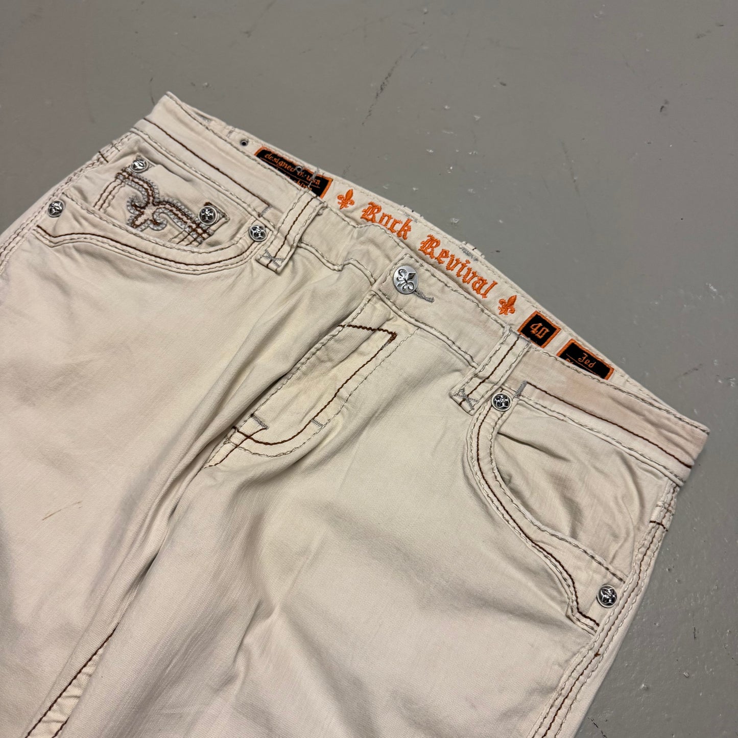 2000‘s Rock Revival Vintage Baggy/Straight Jeans 40x31