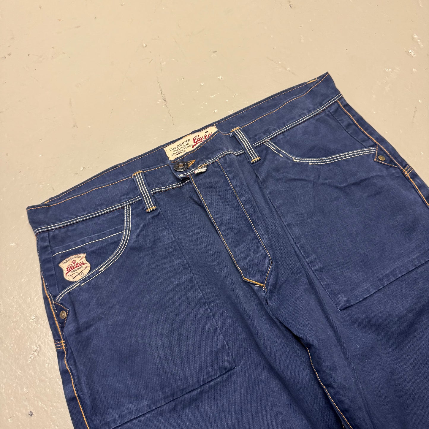 2000‘s Guru Baggy Jeans Workwear *rare 34x34