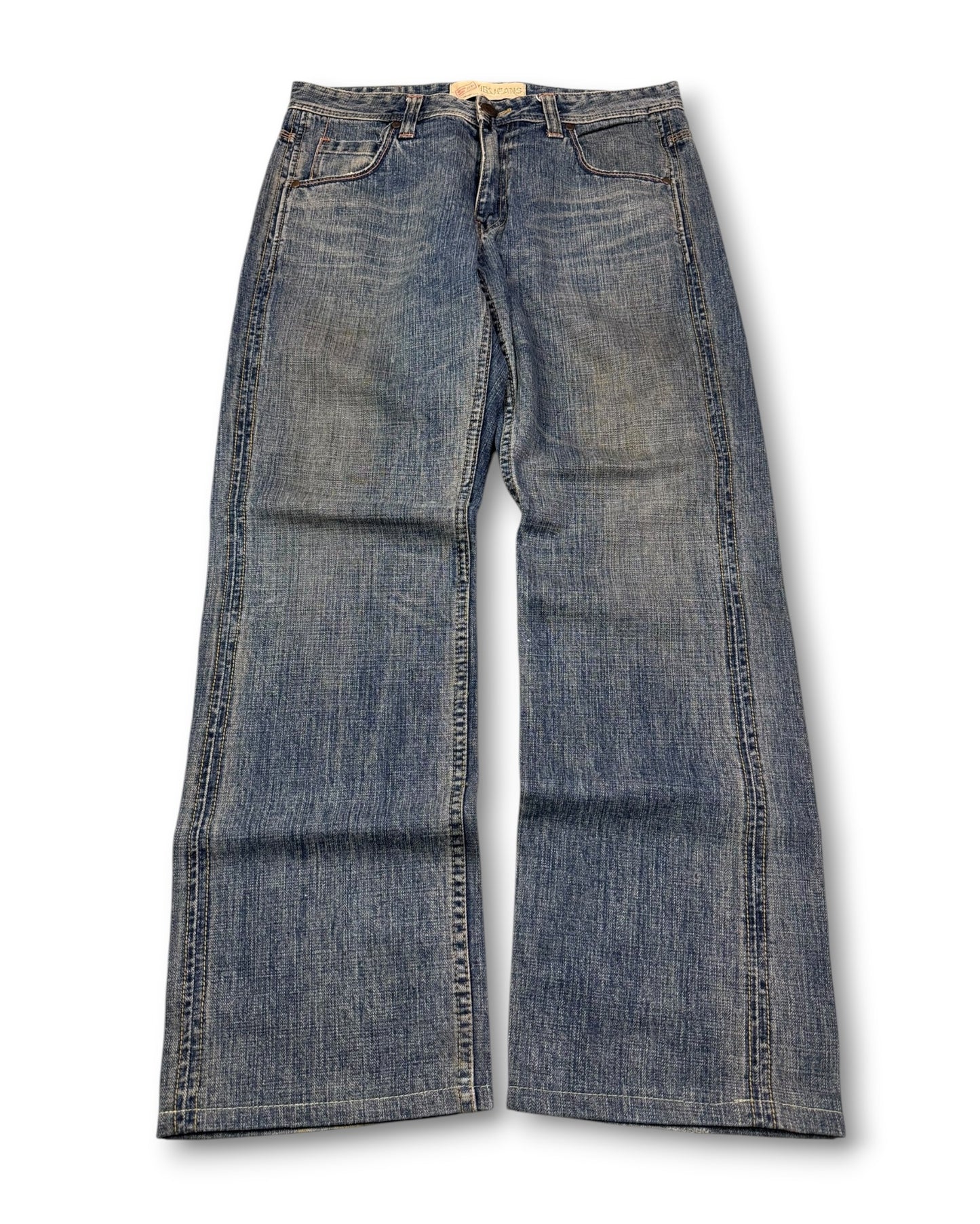 2000's X2 Straight/Baggy Japanese Jeans *rare 32x30 (M)