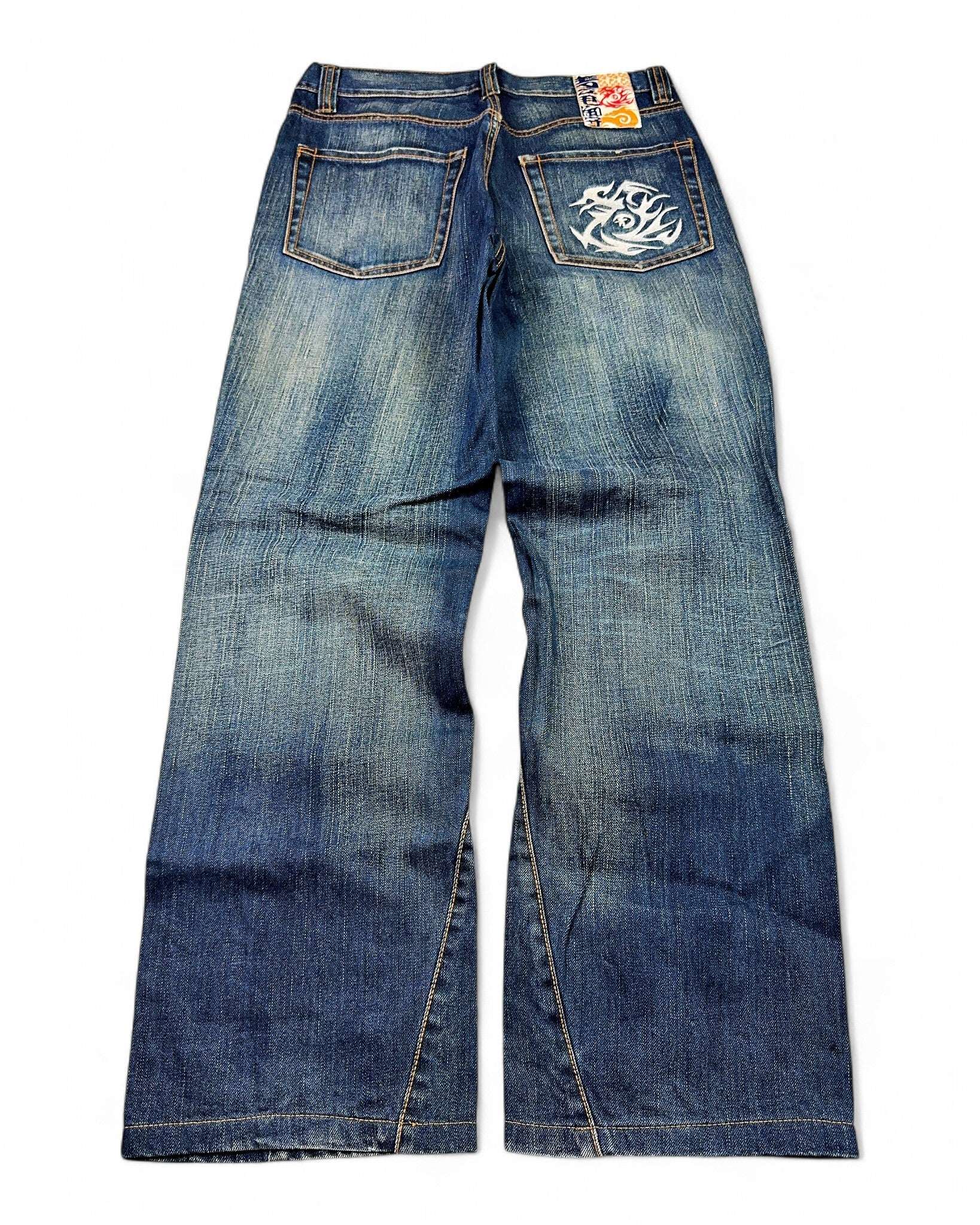 2000's Stockton Japanese Baggy Jeans *rare 30x32 (M)