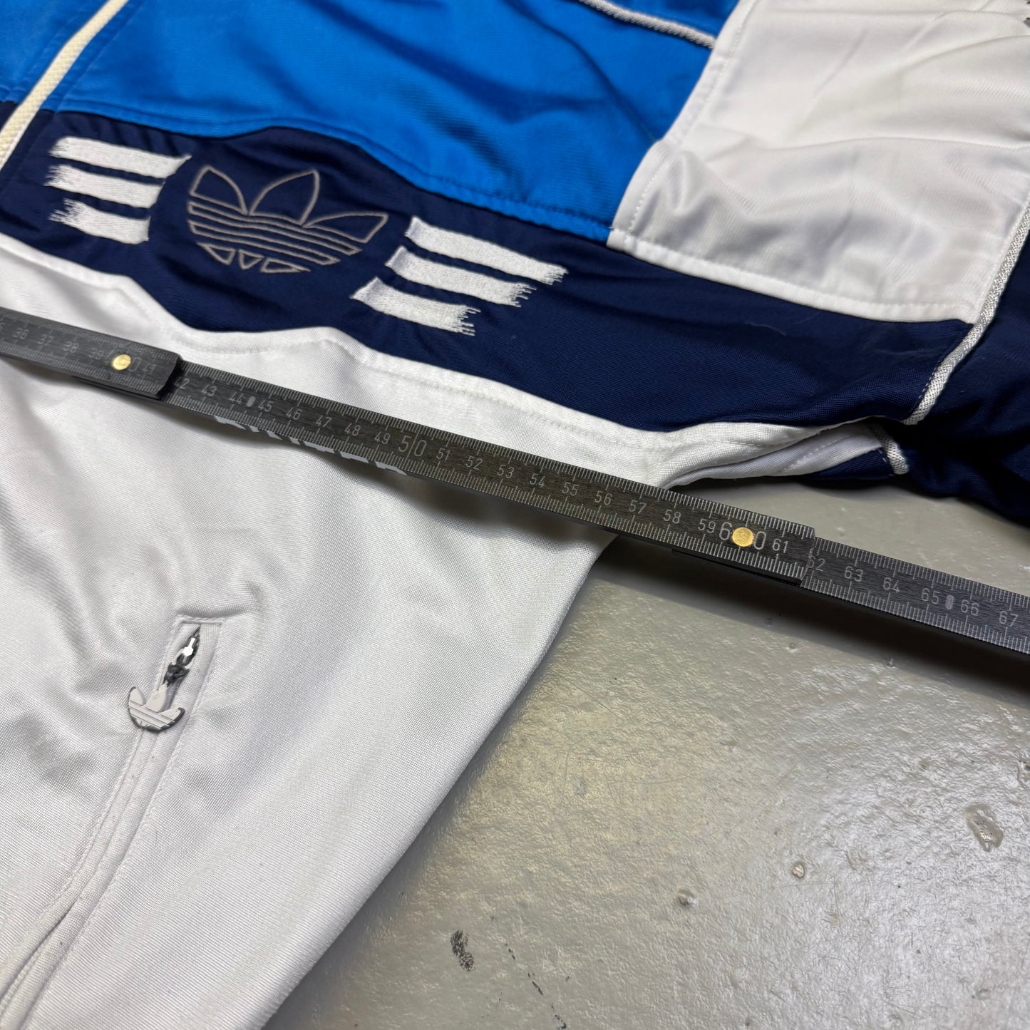 1990's Adidas Blue Track Jacket *very rare (M)