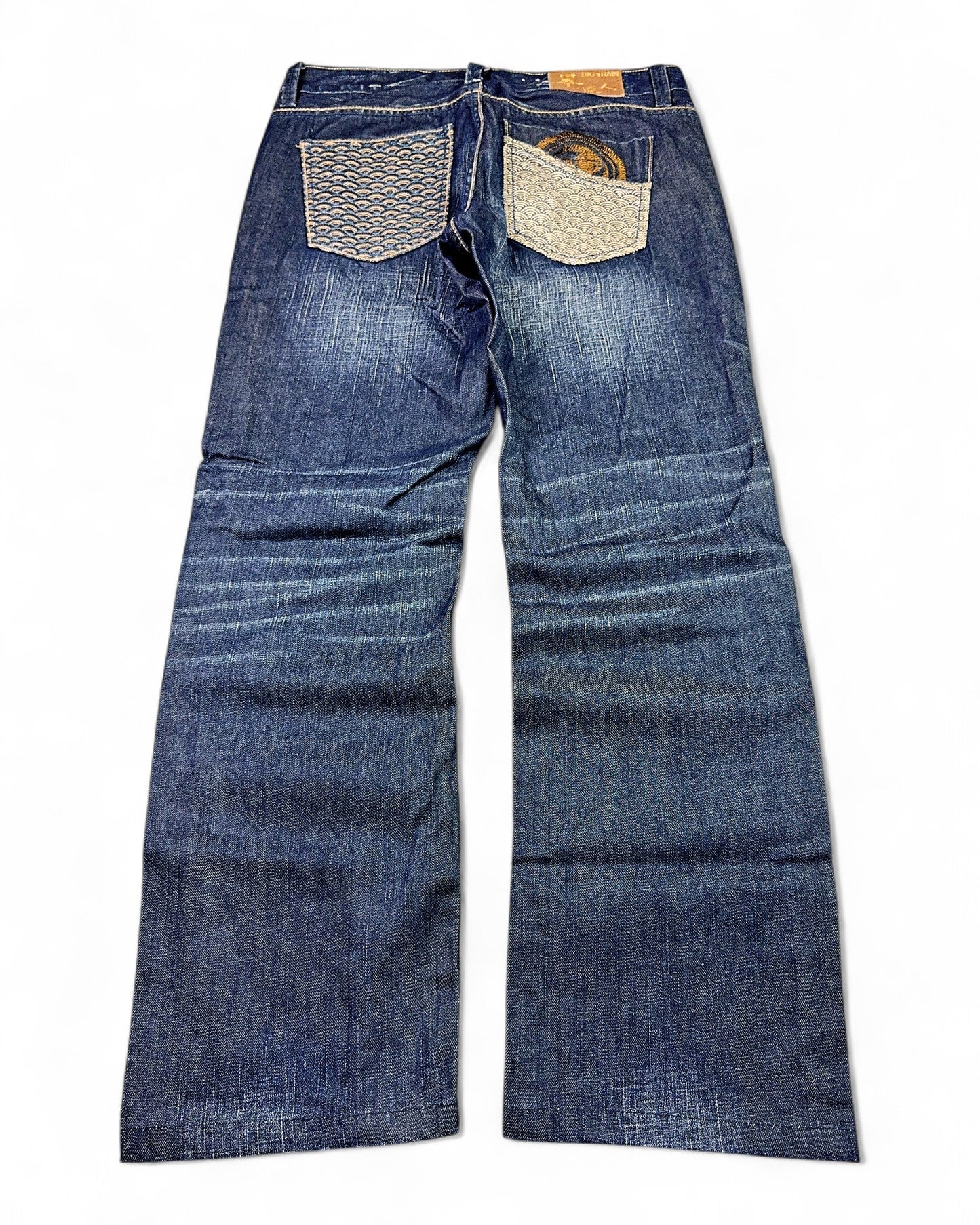 2000's Big Train Japanese Straight/Baggy Jeans *rare 34x32 (L)