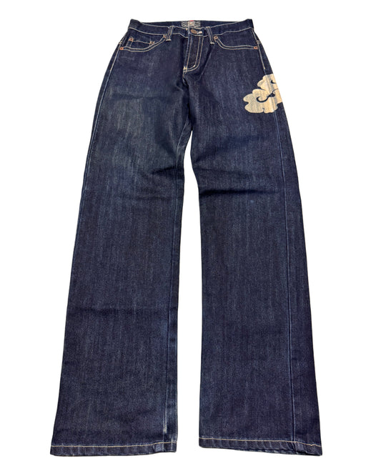 2000‘s Blue Way Japanese Baggy Jeans *rare 28x33