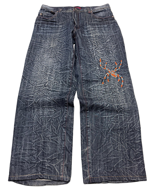2000‘s Uncle Spider Baggy Jeans *rare 36x31