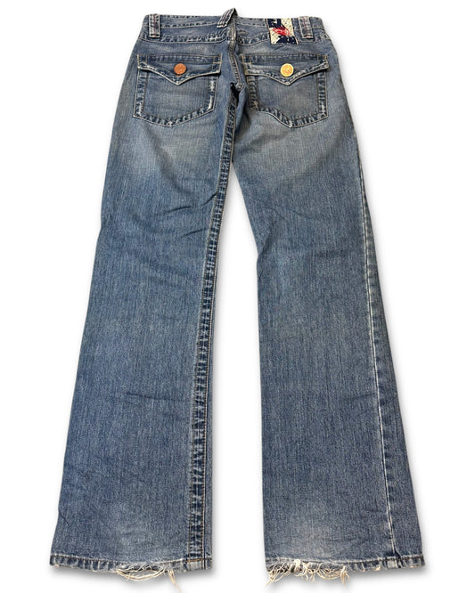 2000‘s Blue Way Japanese Straight Jeans *rare 30x32