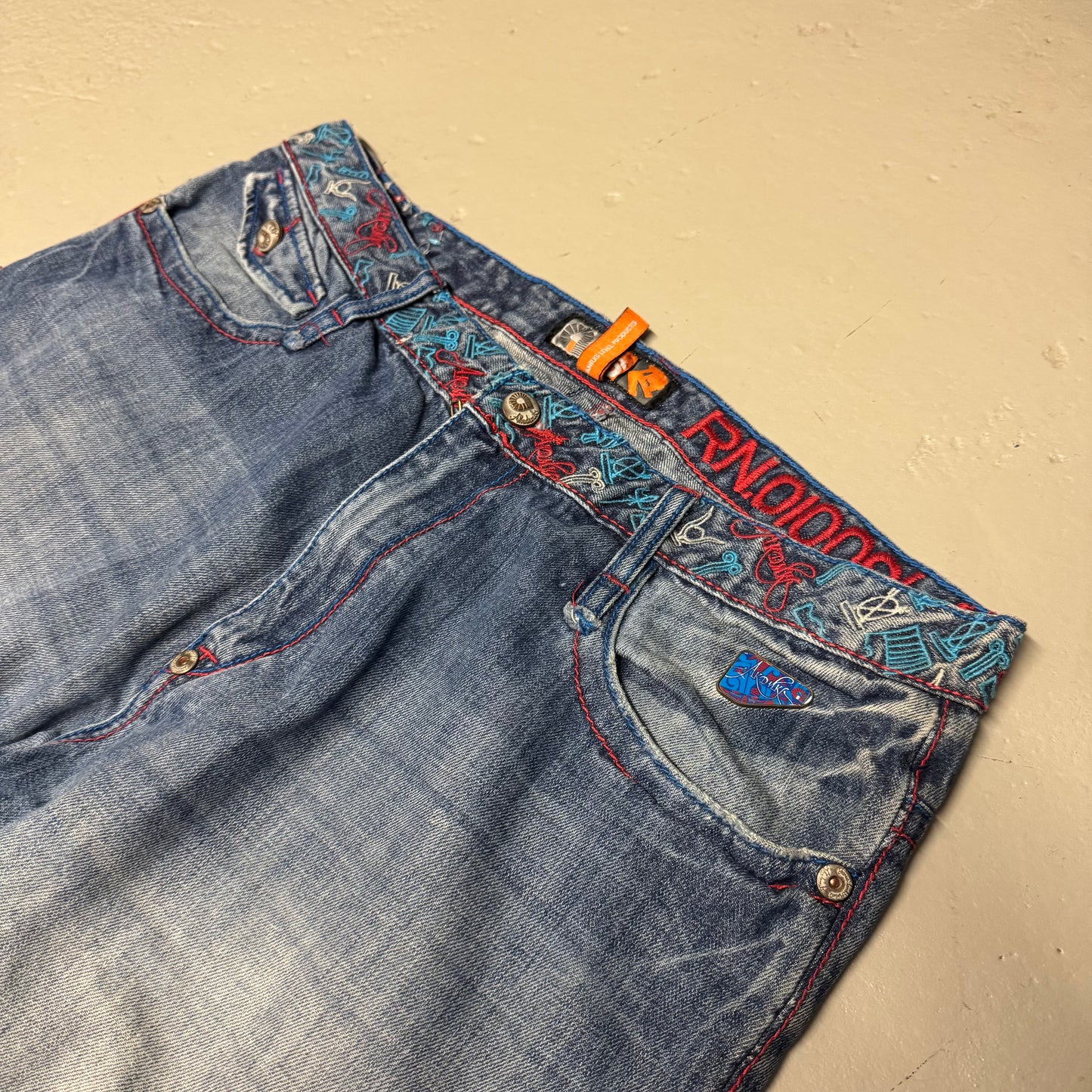 00‘s Akademiks Hip Hop Baggy Jeans Y2K/Vintage *sehr selten 36x34