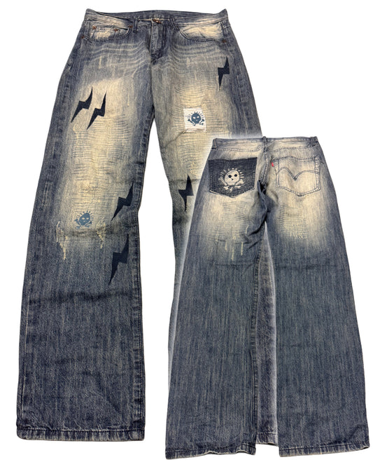 2000‘s Levi‘s Bootleg Concept Baggy Jeans 30x32