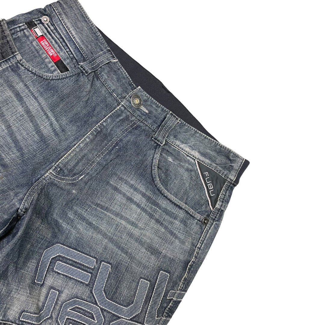 2000‘ Fubu Collection Hip Hop Baggy Jeans *very rare 31x31