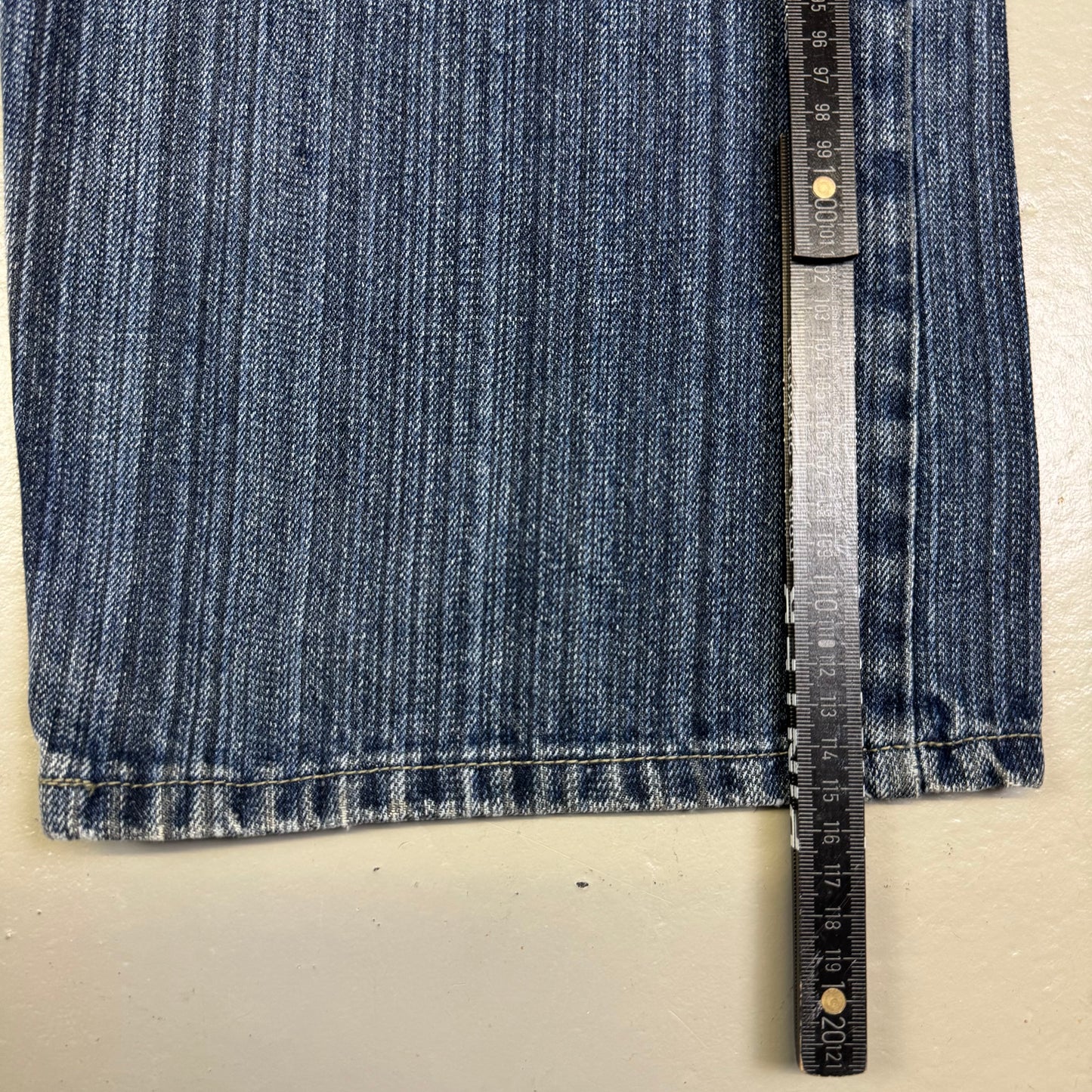 2000‘s 30 Below Hip Hop Baggy Jeans Heavy Denim *rare 34x34