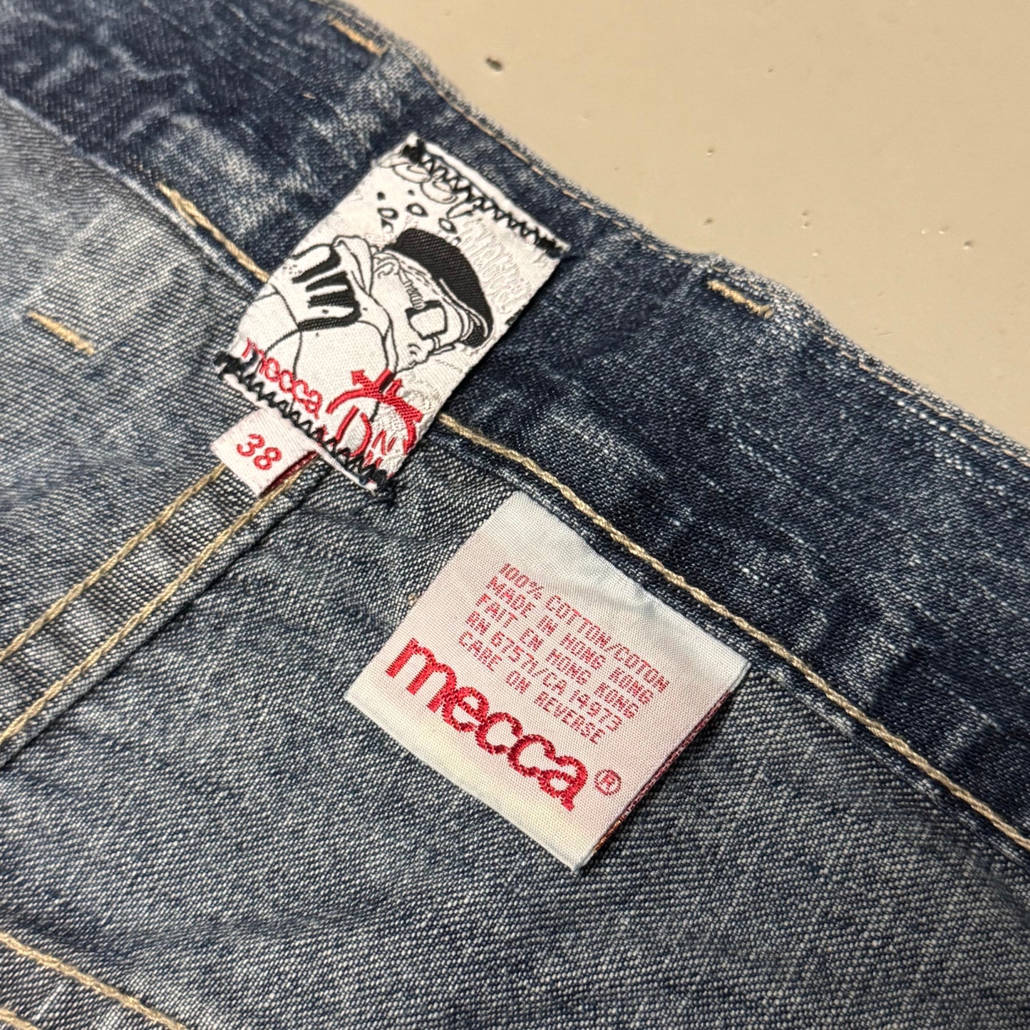 00‘s Mecca Hip Hop Baggy Jeans Y2K/Vintage *sehr selten 38x34