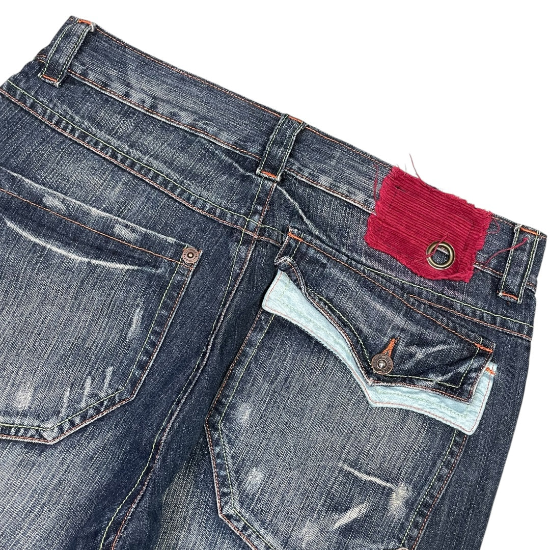 2000‘s Billy Kids Hip Hop Baggy Jeans *rare 34x30